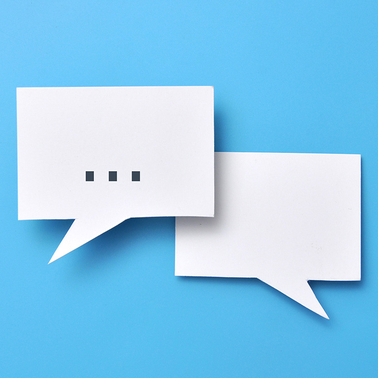 積極的に会話をする